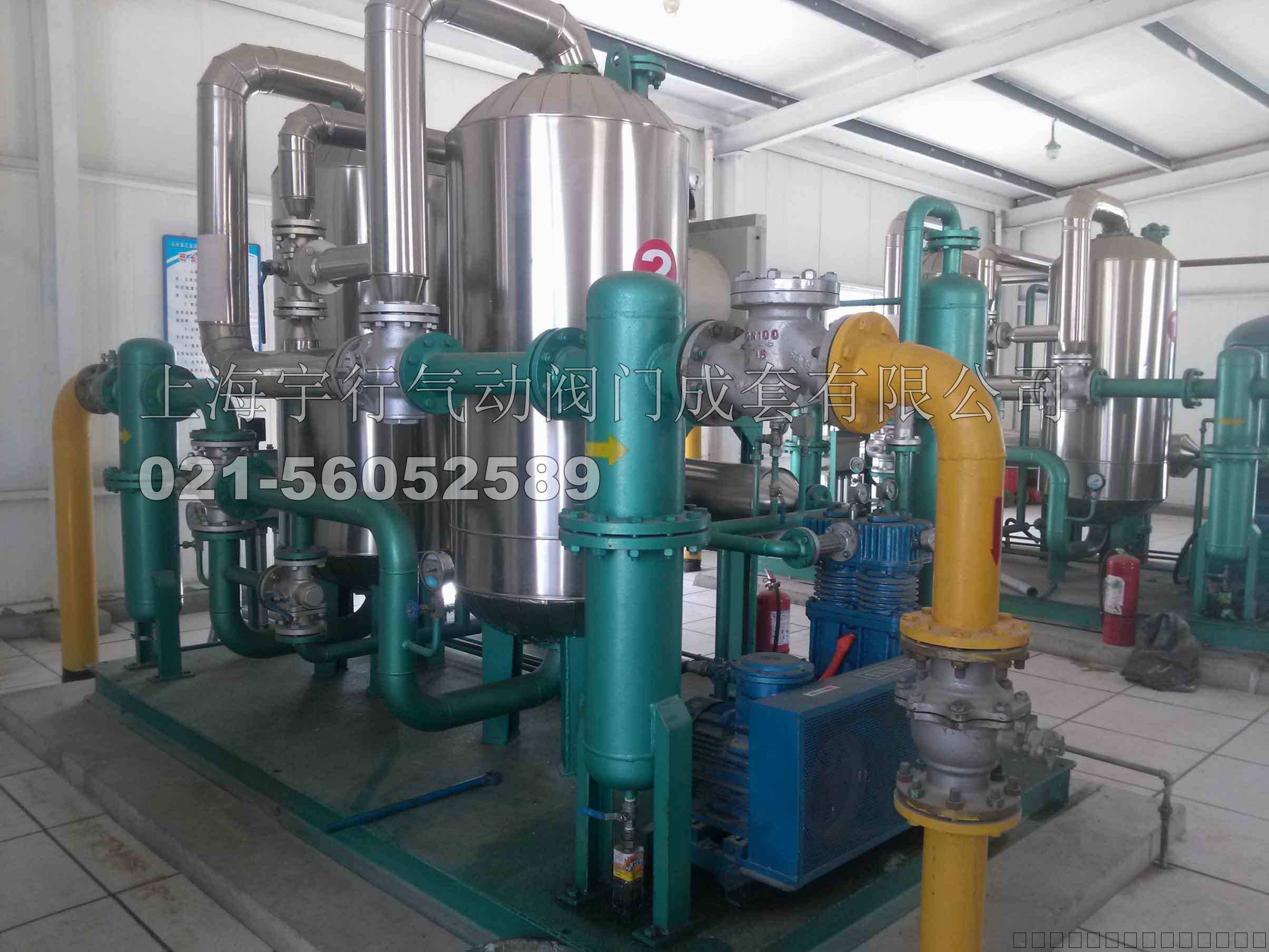 供应本公司CNG前置水务干燥器产品配件止回阀三通球阀(图1)