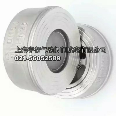304/316L材质不锈钢H71-16/25P止回阀直通式单向阀dn15-300/350(图1)