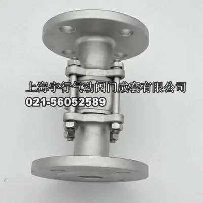 直通式浮动球三片式201/304不锈钢法兰球阀DN25/65/100(图4)