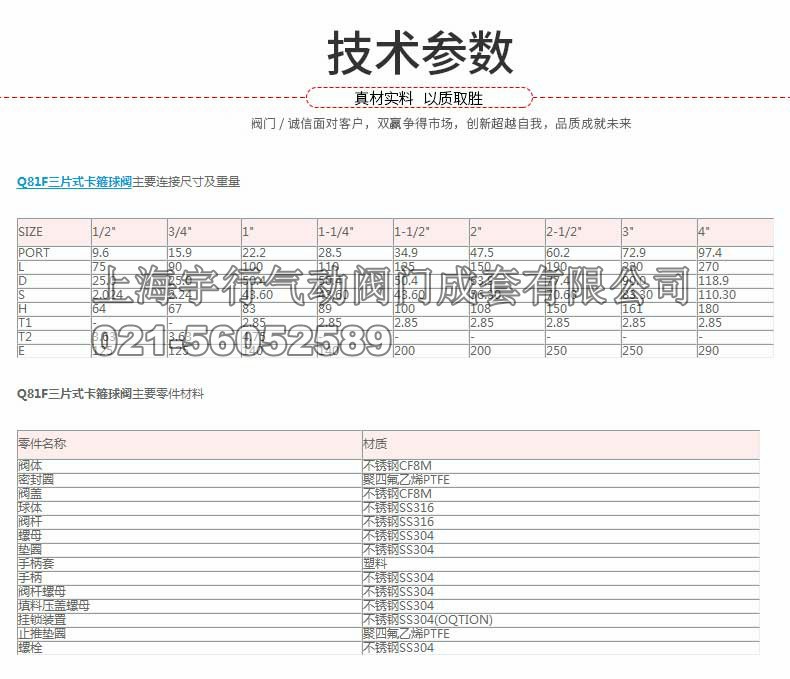 厂家直销三片式快装球阀 手柄开关阀门 304不锈钢卫生级卡箍阀(图5)