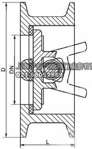 厂家直销不锈钢止回阀 H76X对夹蝶型单向阀 管道防止介质逆止阀(图2)