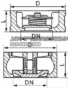 厂家直销不锈钢止回阀 H71H/W-16P升降式单向阀 对夹不锈钢逆止阀(图3)