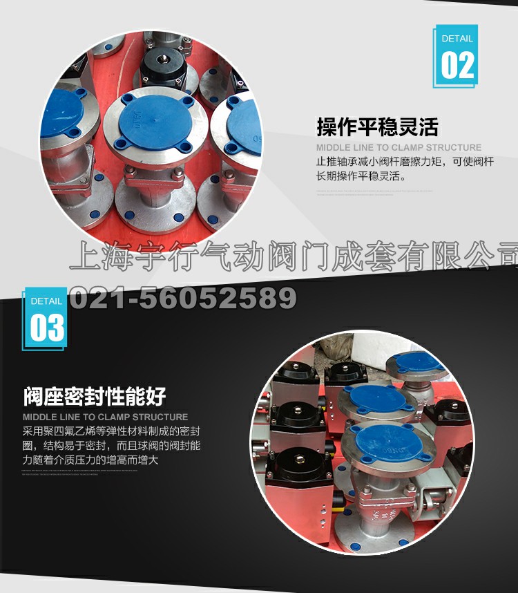 GT气动不锈钢球阀Q641F(图6)