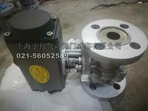 气动铸钢法兰球阀Q641F-100C-DN32-KV20180410001(图2)