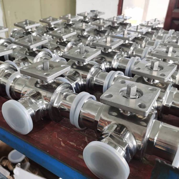 快装三通快装球阀